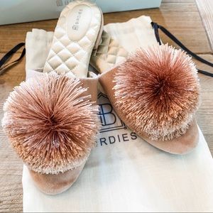Birdies Slippers Songbird style in blush pink 7.5
